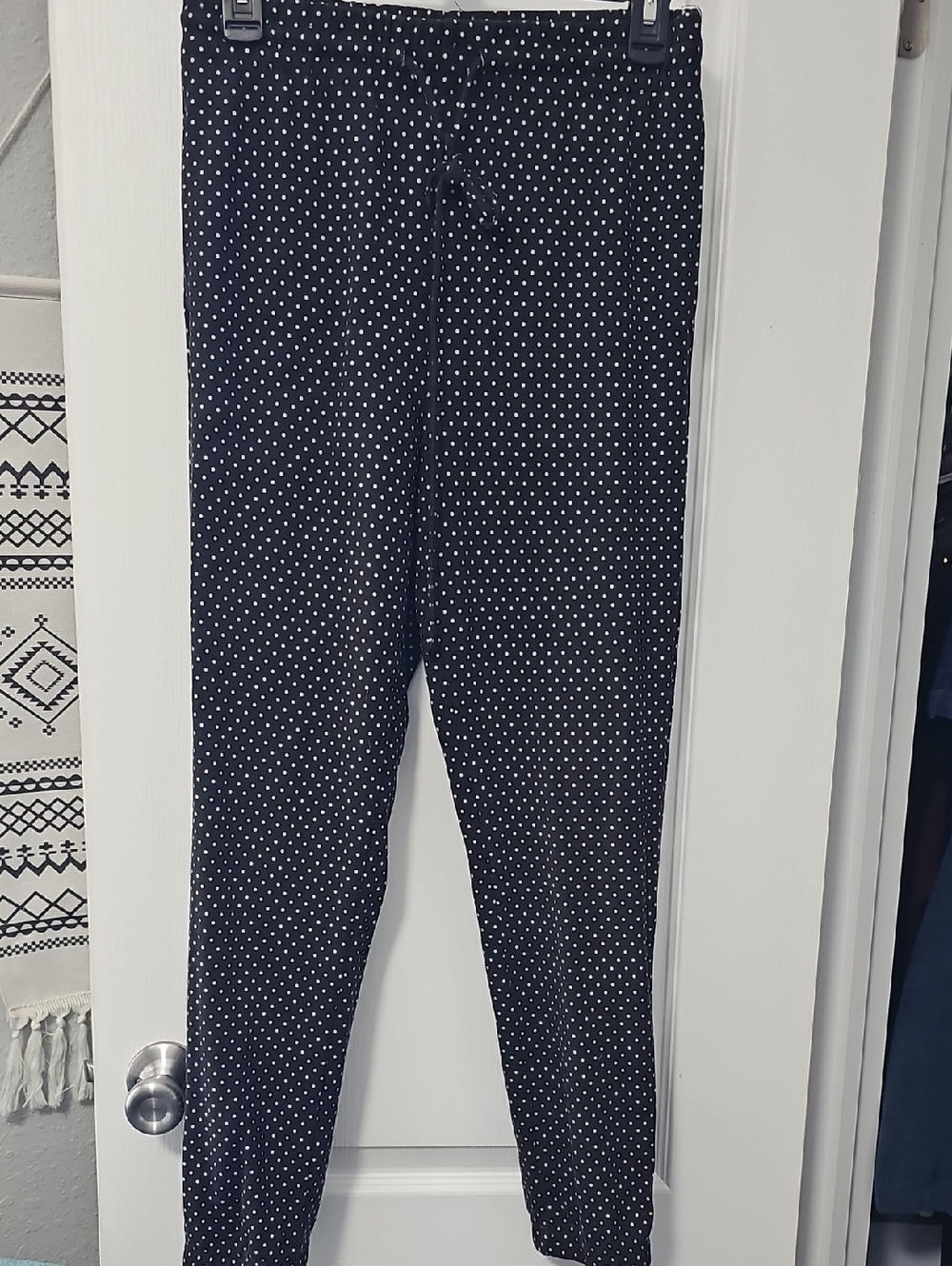 Women’s Black Polka Dot Joggers